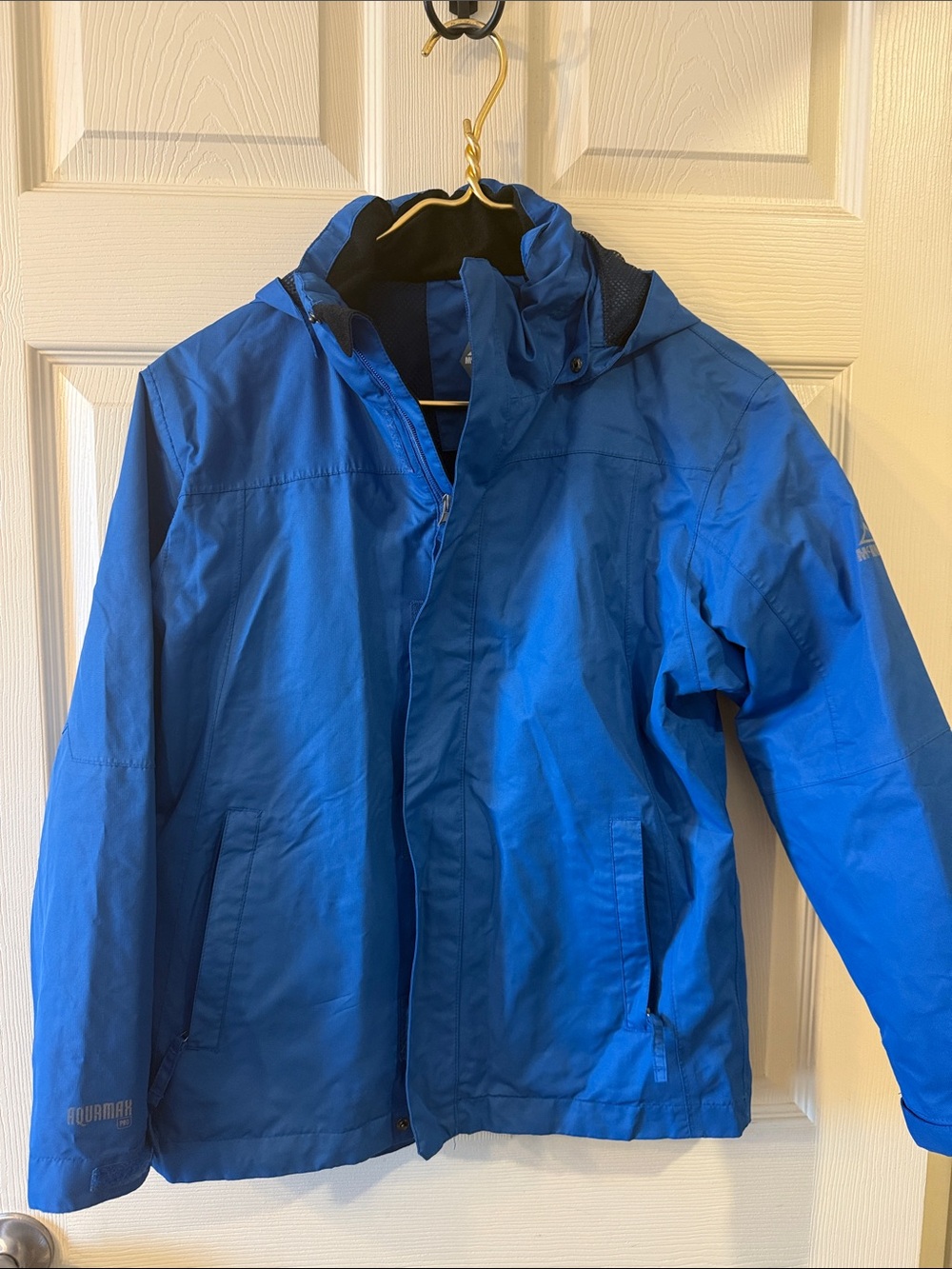 Blue Waterproof Shell Jacket rain jacket